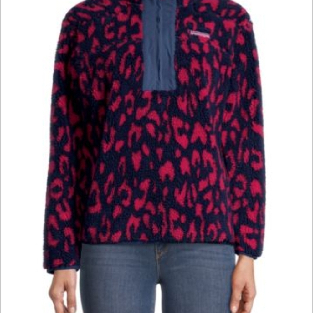 Vineyard Vines Red and Navy Shep Shirt